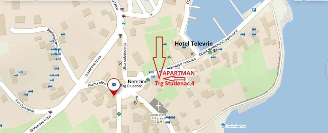 Nerezine Apartmany Centrum Zewnętrze zdjęcie